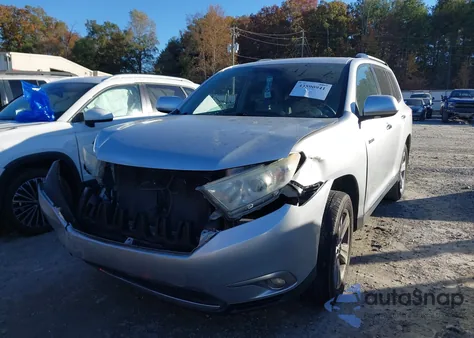 2012 Toyota Highlander Limited V6 z USA, uszkodzony, nr VIN 5TDYK3EH1CS085090